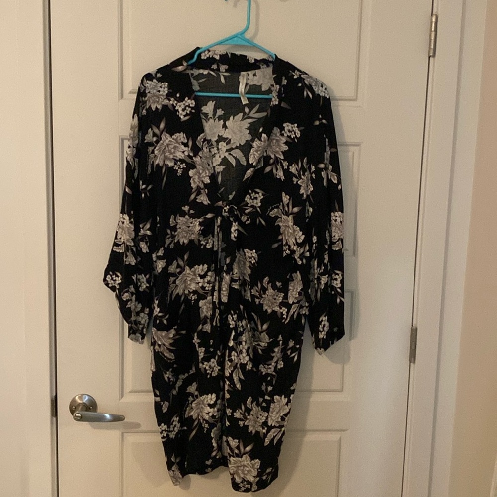 Spiritual Gangster Black Floral Jacket